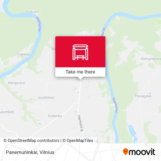 Карта Panemuninkai