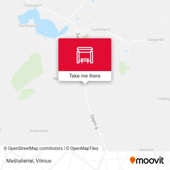 Карта Maštalieriai