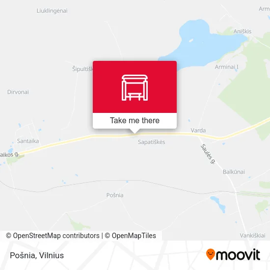 Карта Pošnia