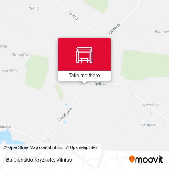 Карта Balbieriškio Kryžkelė