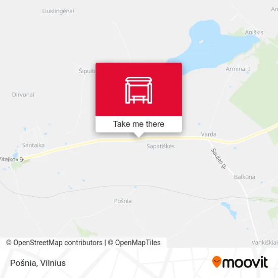 Карта Pošnia