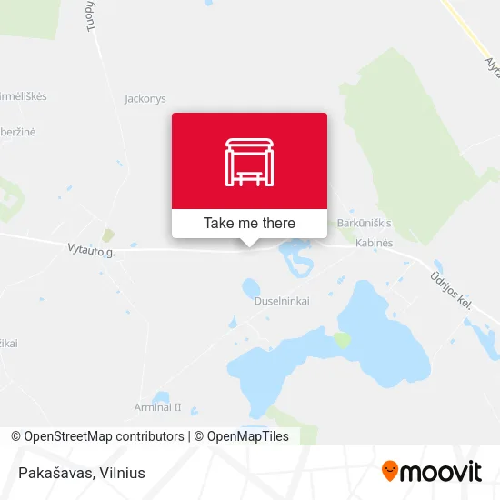 Карта Pakašavas