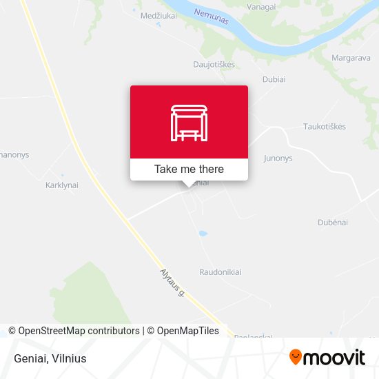 Карта Geniai
