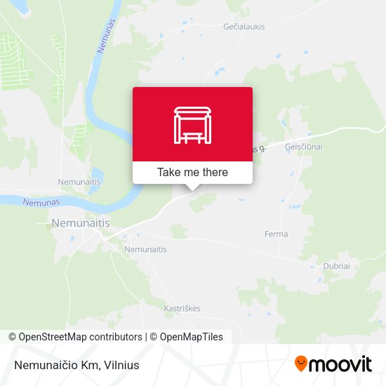 Карта Nemunaičio Km
