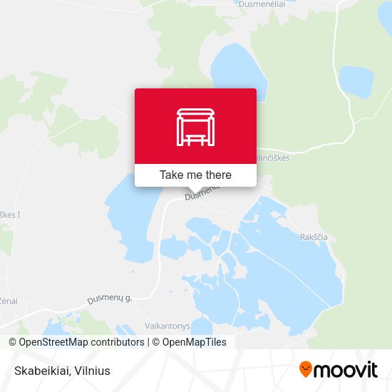 Карта Skabeikiai