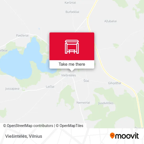 Карта Viešintėlės