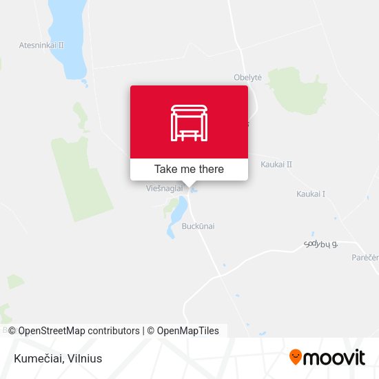 Карта Kumečiai