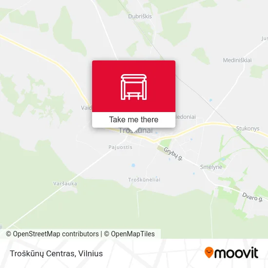 Troškūnų Centras map
