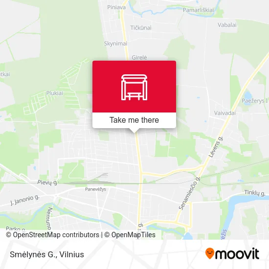 Карта Smėlynės G.