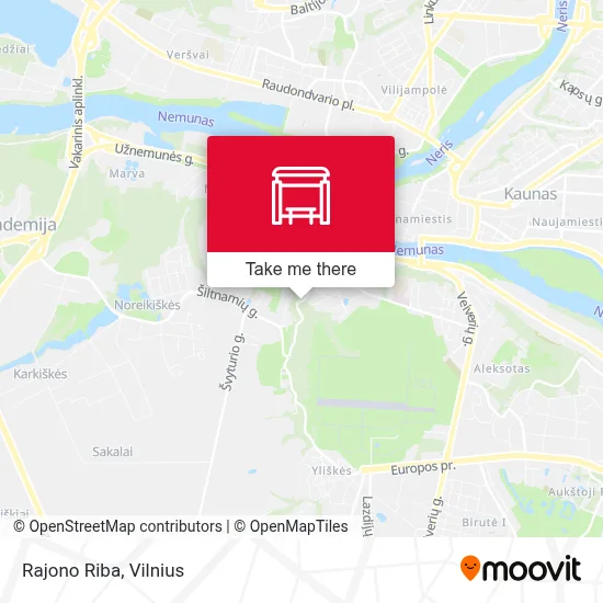 Rajono Riba map