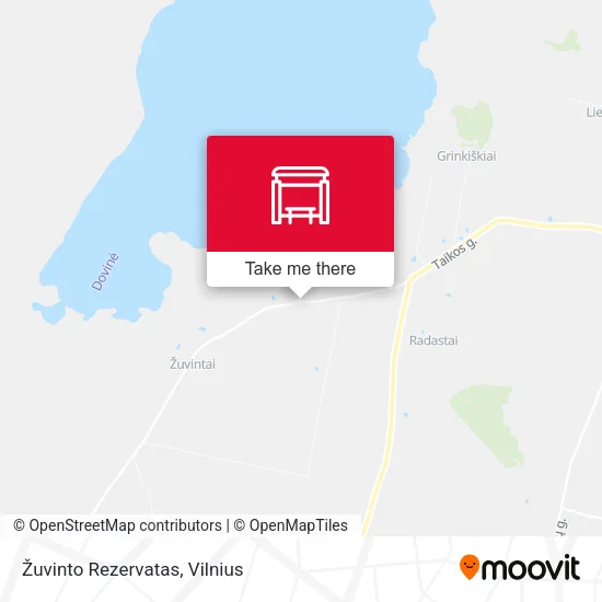 Карта Žuvinto Rezervatas