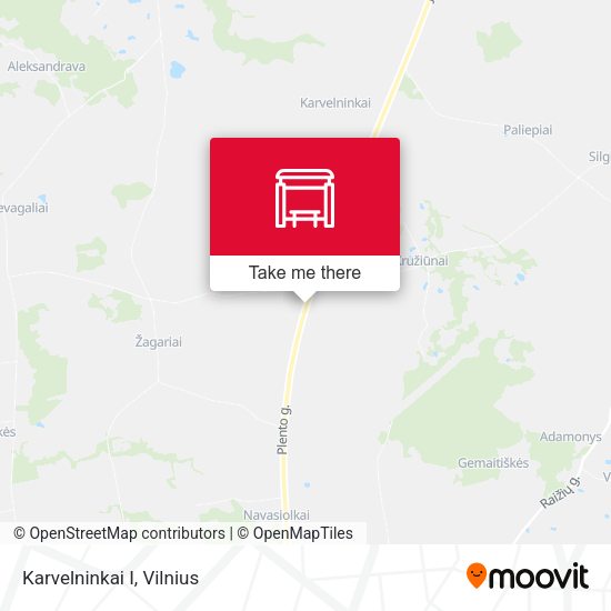 Карта Karvelninkai I
