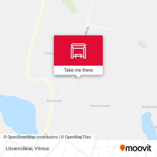 Карта Litvanciškiai