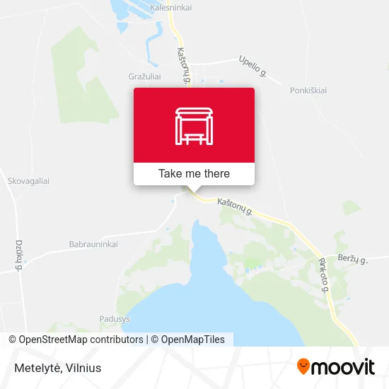 Карта Metelytė