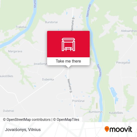 Карта Jovaišonys