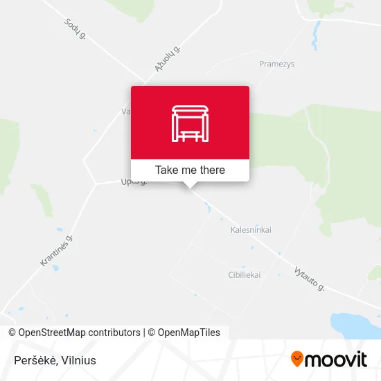 Карта Peršėkė