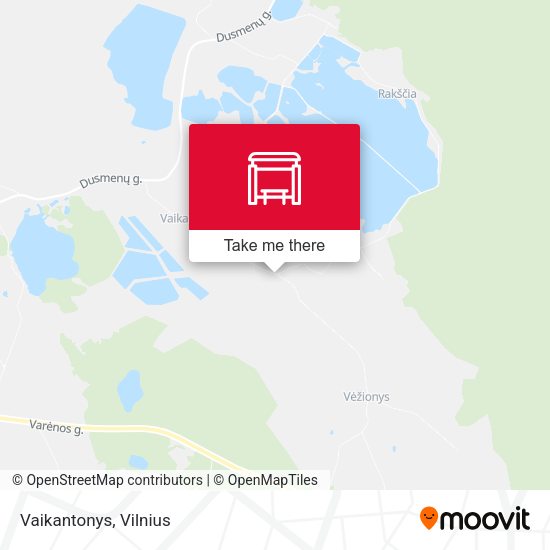 Карта Vaikantonys