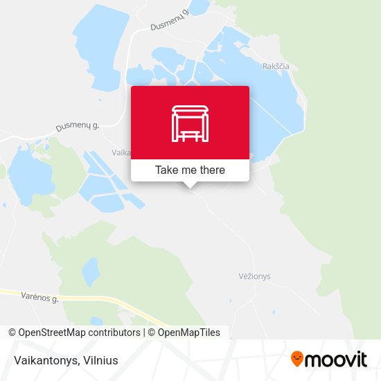 Карта Vaikantonys