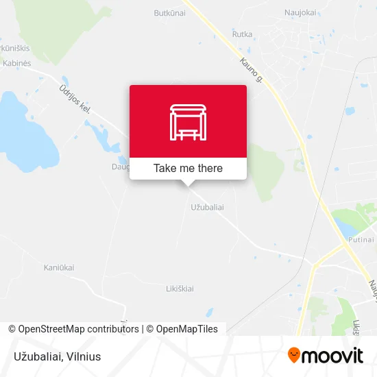 Карта Užubaliai
