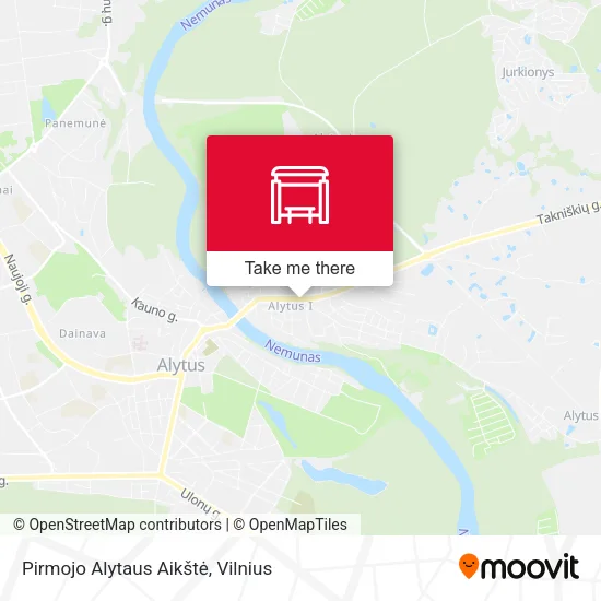 Карта Pirmojo Alytaus Aikštė