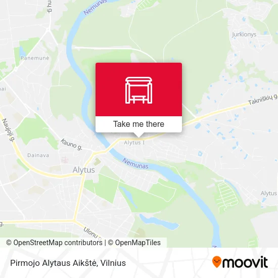 Карта Pirmojo Alytaus Aikštė