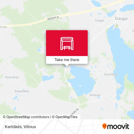 Карта Karliškės