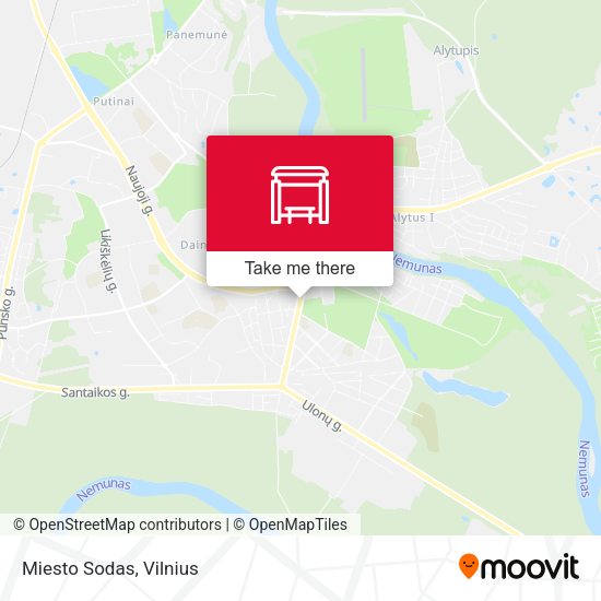 Карта Miesto Sodas