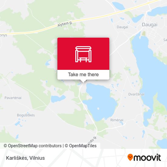 Карта Karliškės