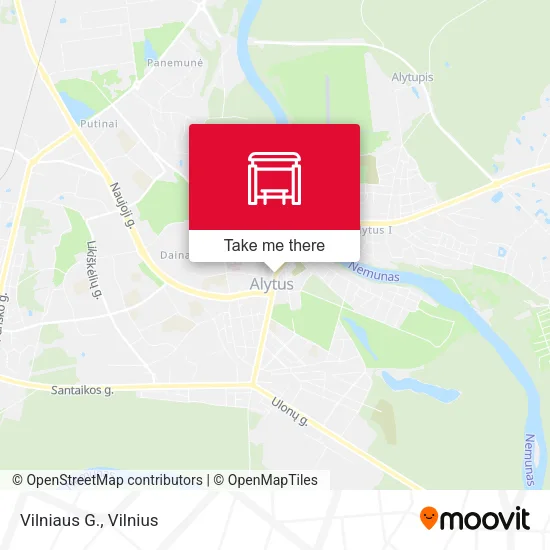 Карта Vilniaus G.