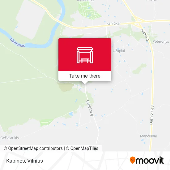Карта Kapinės