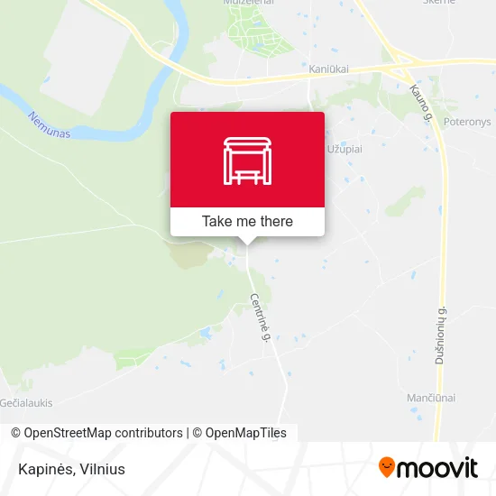 Карта Kapinės