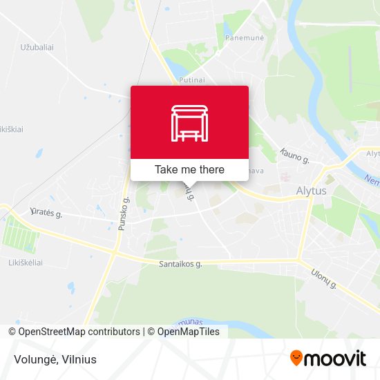 Карта Volungė