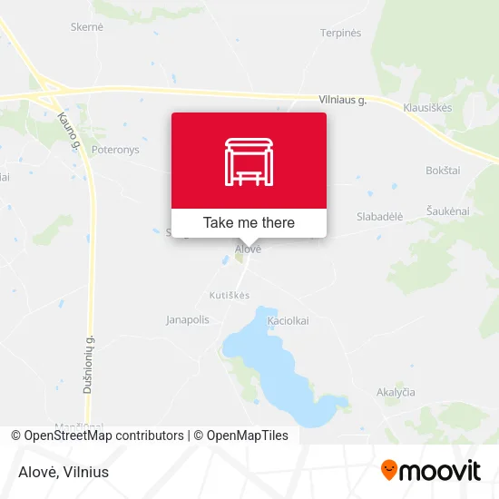 Карта Alovė