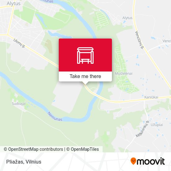 Карта Pliažas