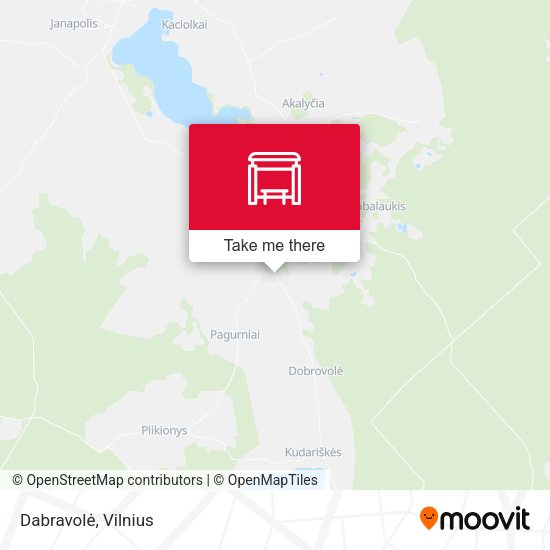 Карта Dabravolė