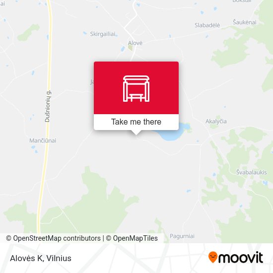 Карта Alovės K