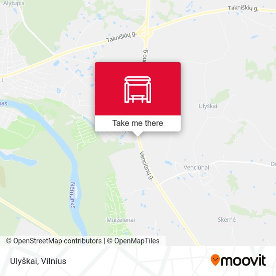 Карта Ulyškai