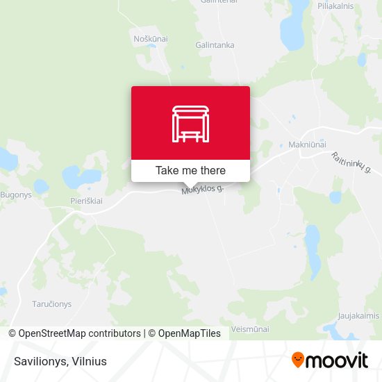 Карта Savilionys