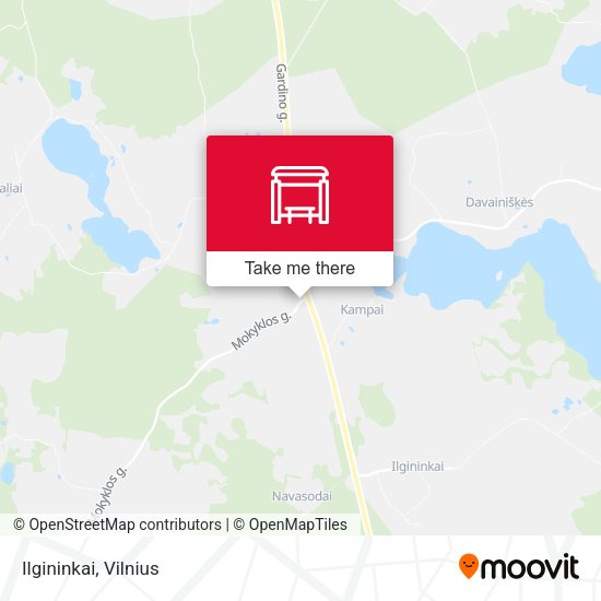 Карта Ilgininkai