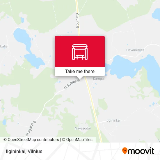 Карта Ilgininkai