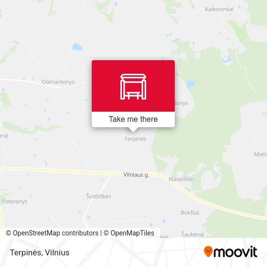 Карта Terpinės