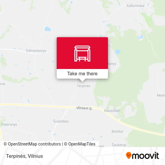 Карта Terpinės