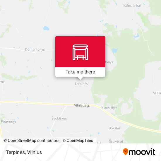 Карта Terpinės