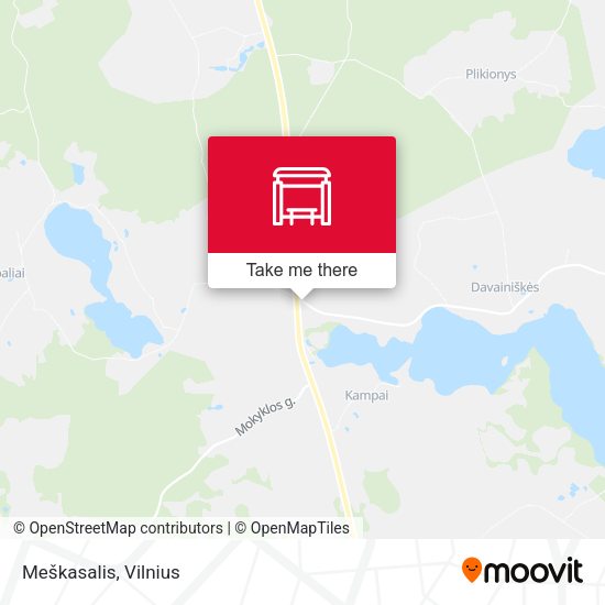 Карта Meškasalis