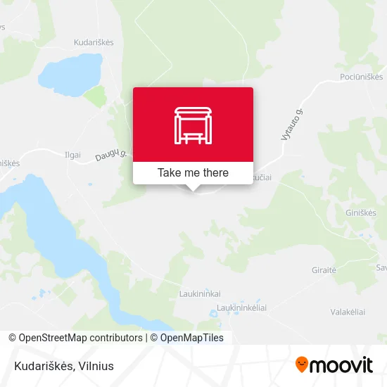 Карта Kudariškės