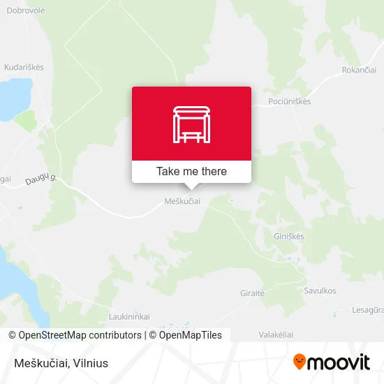 Карта Meškučiai