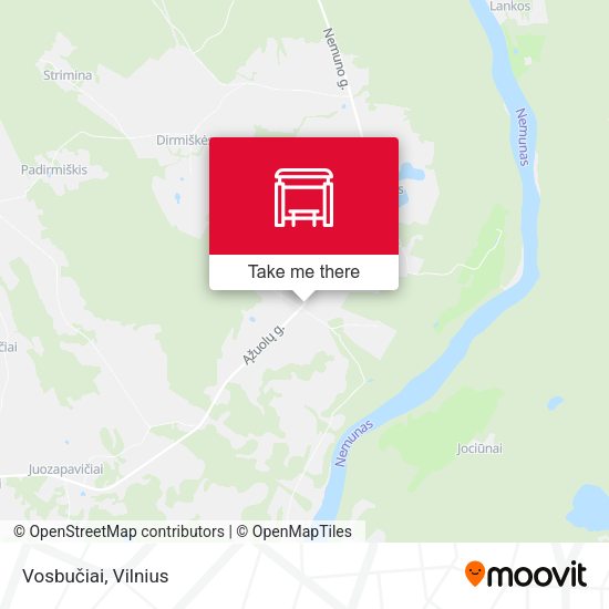 Карта Vosbučiai