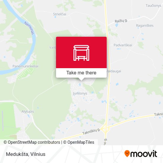 Карта Medukšta