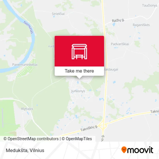 Карта Medukšta