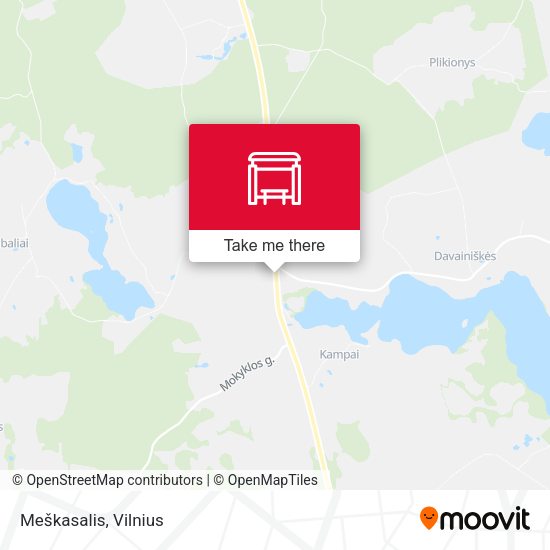 Карта Meškasalis